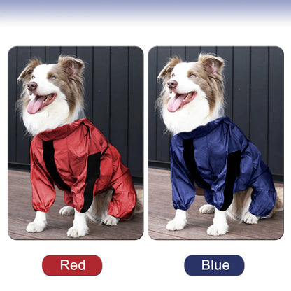 FrostFit™ Waterproof Dog Ski Suit Jacket- Warm Fleece-Lined Winter Jumpsuit