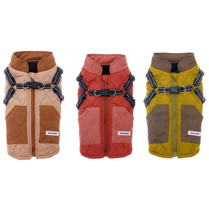 Pawsome Waterproof Winter Dog Jacket with Pockets