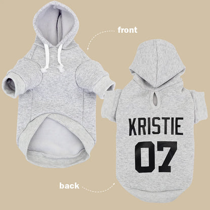 PersonalPaws™ Custom Dog Hoodie - Personalized Coat