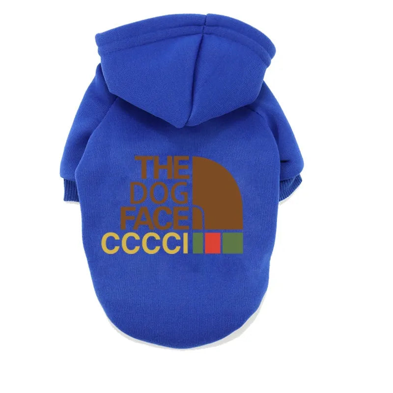 Pucci™ The Dog Face Winter Dog Hoodie - Luxury Warm Coat