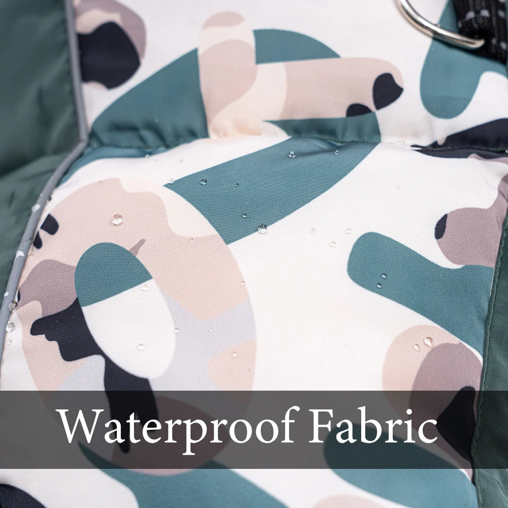 SnowPuff™ Waterproof Dog Coat - Fully-Closed Belly Winter Snowsuit