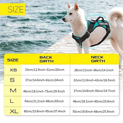 Reflective No-Pull Dog Harness Set