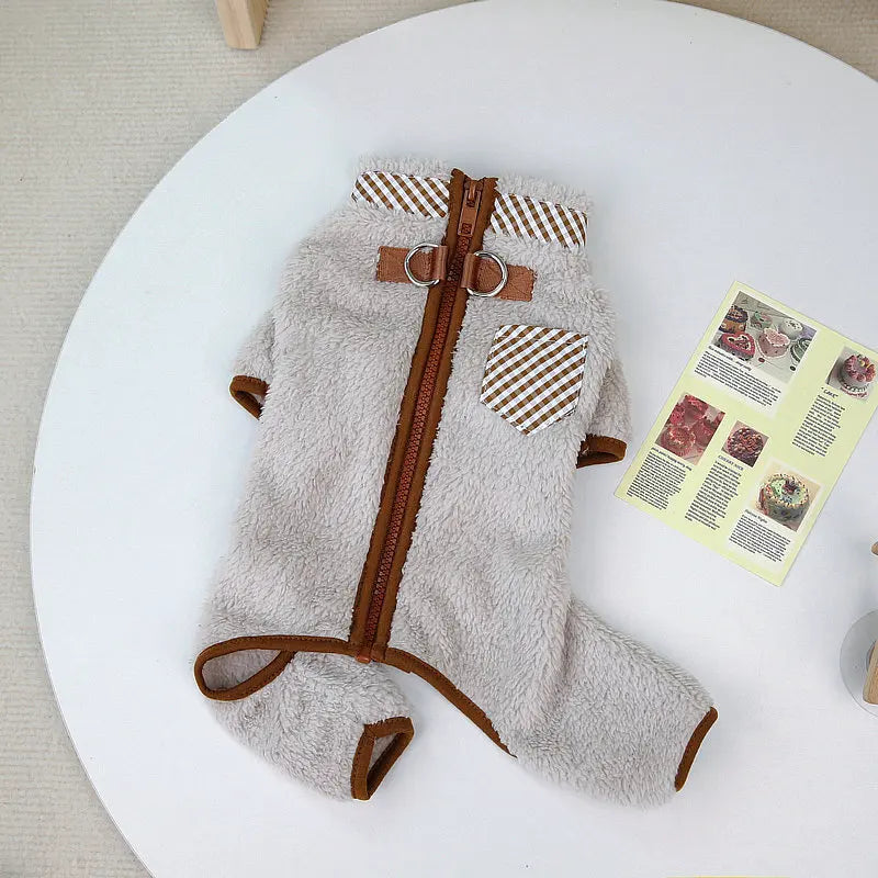 CozyPaws Warm Winter Dog Jumpsuit