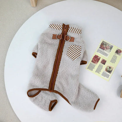 CozyPaws Warm Winter Dog Jumpsuit