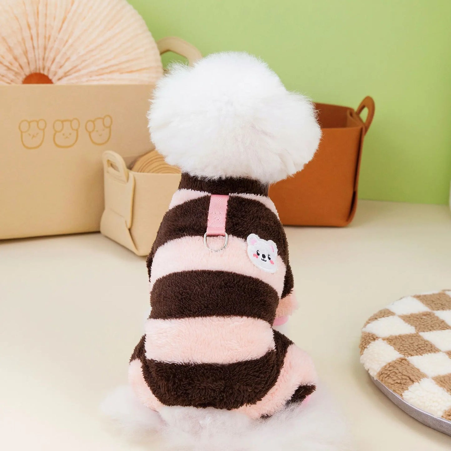 Cozy Puppy Fleece Dog Jumpsuit