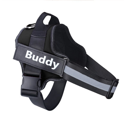 Personalized No-Pull Reflective  Dog Harness