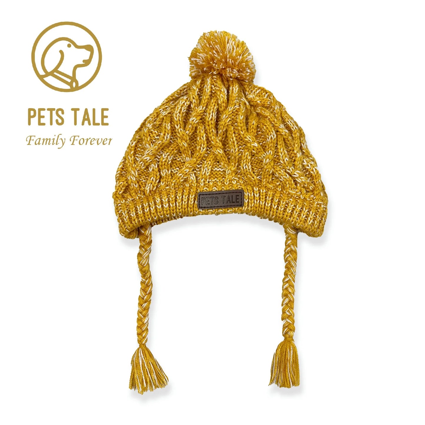 Cozy Paws Dog Knitted Winter Hat