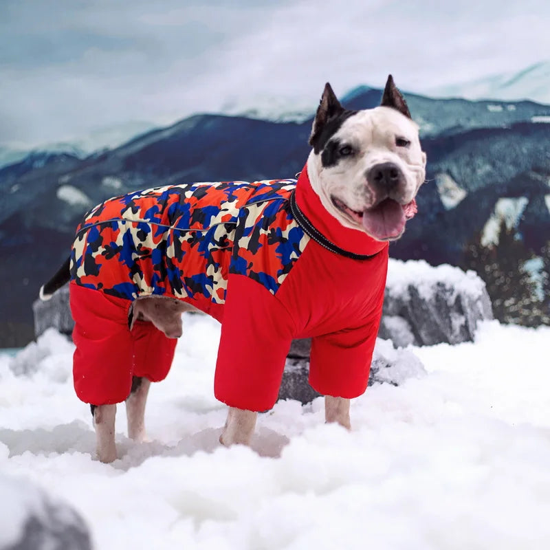 HydroTherm™ Winter Dog Jacket - Waterproof Jumpsuit for Medium & Large Dogs
