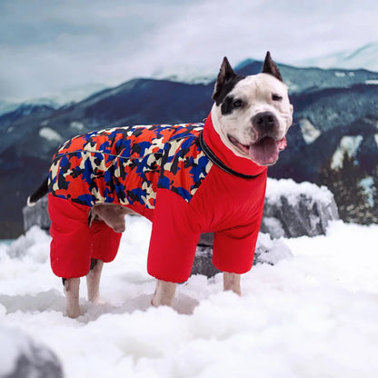 HydroTherm™ Winter Dog Jacket - Waterproof Jumpsuit for Medium & Large Dogs
