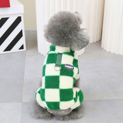 Cozy Puppy Fleece Dog Jumpsuit