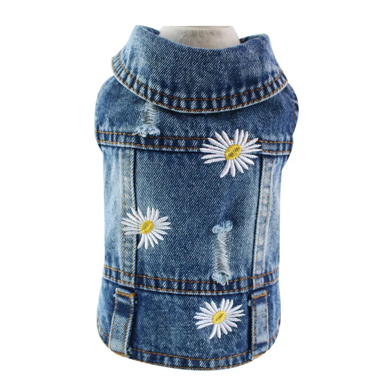 Denim Delight Dog Jeans Jacket