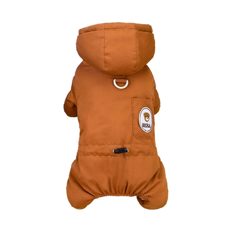 FurGuard™ Winter Dog Overalls - Weatherproof Cotton Dog Jumpsuit
