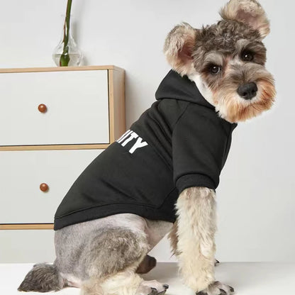 Fuzzy Paws Winter Dog Hoodie