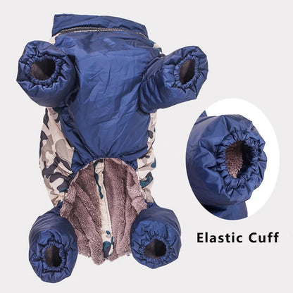 HydroTherm™ Winter Dog Jacket - Waterproof Jumpsuit for Medium & Large Dogs