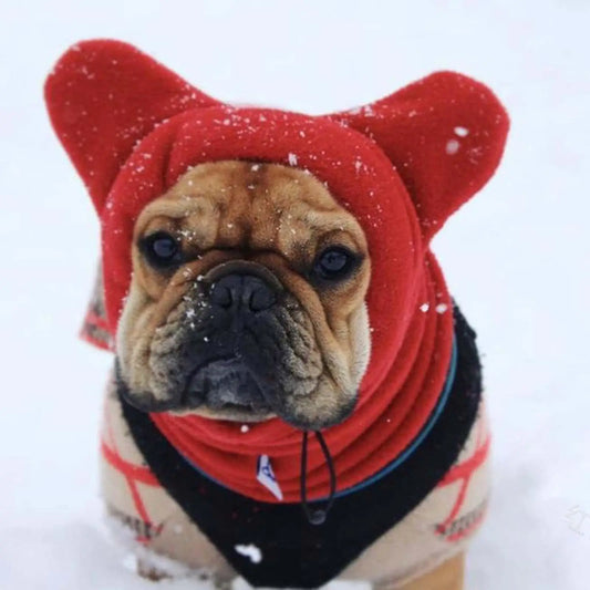Toasty Pet Fleece Dog Hat Hoodie