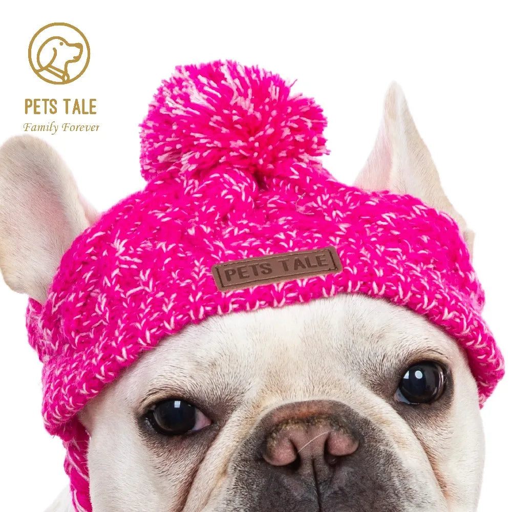 Cozy Paws Dog Knitted Winter Hat