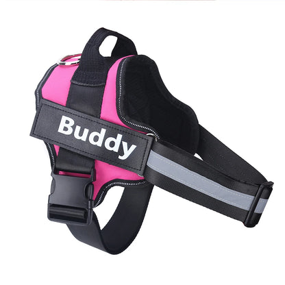 Personalized No-Pull Reflective  Dog Harness