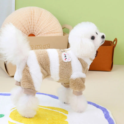 Cozy Puppy Fleece Dog Jumpsuit