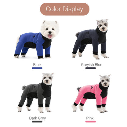 CozyCore™ Fleece Dog Overalls - Warm Winter Jumpsuit