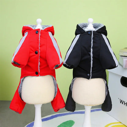 Cozy Weatherproof Dog Jumpsuit