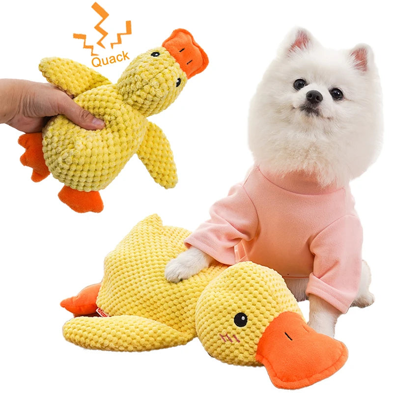 QuackPal: Squeaky Duck Dog Toy