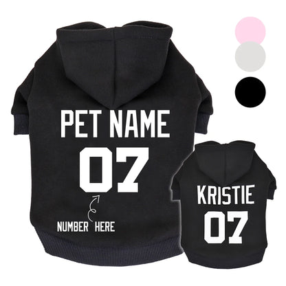 PersonalPaws™ Custom Dog Hoodie - Personalized Coat