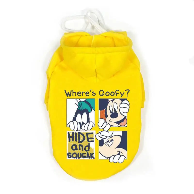 Mickey & Goofy Small Dog Hoodie