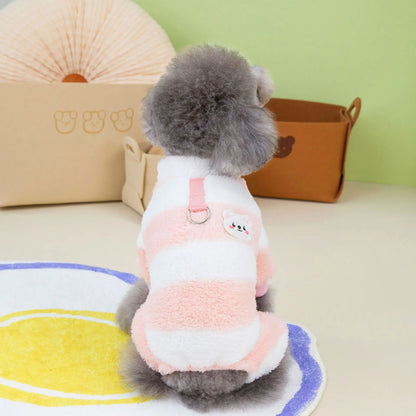 Cozy Puppy Fleece Dog Jumpsuit