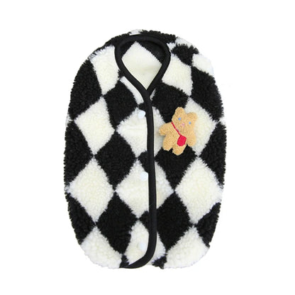 Cozy Coral Sweater Fleece Winter Small Dog  Vest