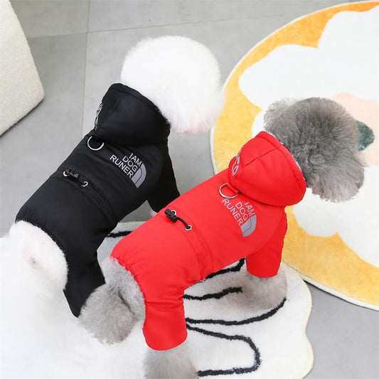 Cozy Weatherproof Dog Jumpsuit