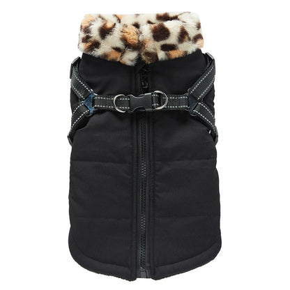 HarnessedWarmth™ Dog Jacket Vest - Winter Coat with Built-in Harness