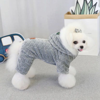 UltraWarm™ Four-Legged Winter Dog Jumpsuit - Thick Dog Jacket