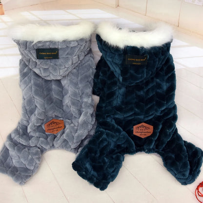 UltraWarm™ Four-Legged Winter Dog Jumpsuit - Thick Dog Jacket