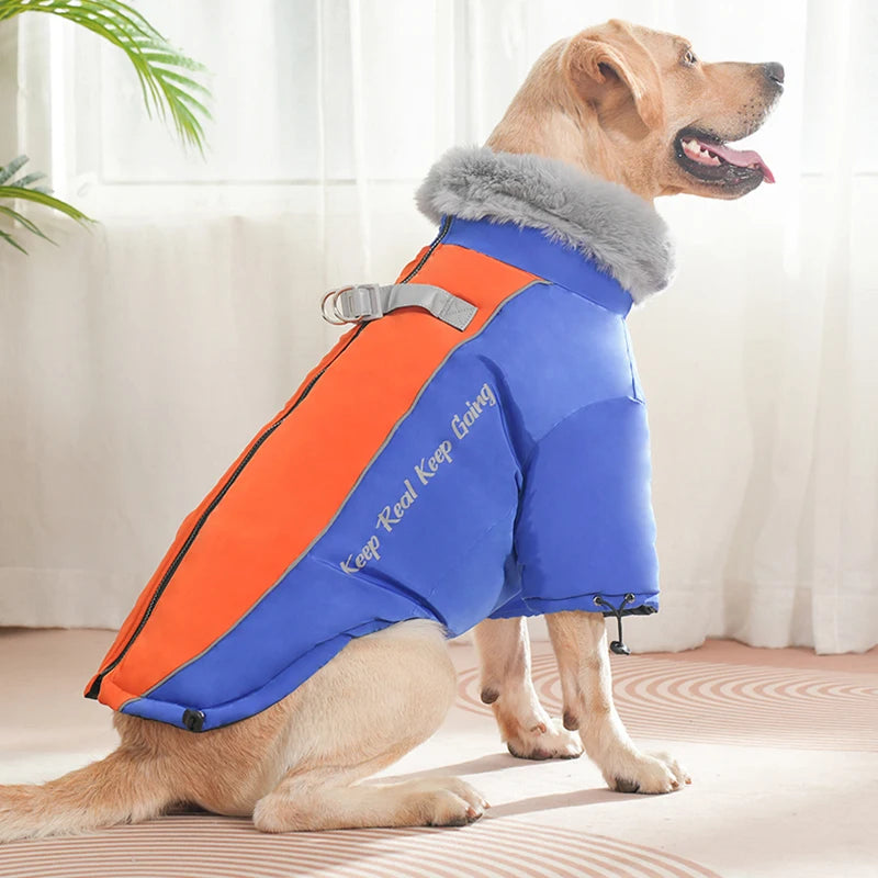 PolarPaws™ Premium Dog Down Jacket - Waterproof Winter Coat