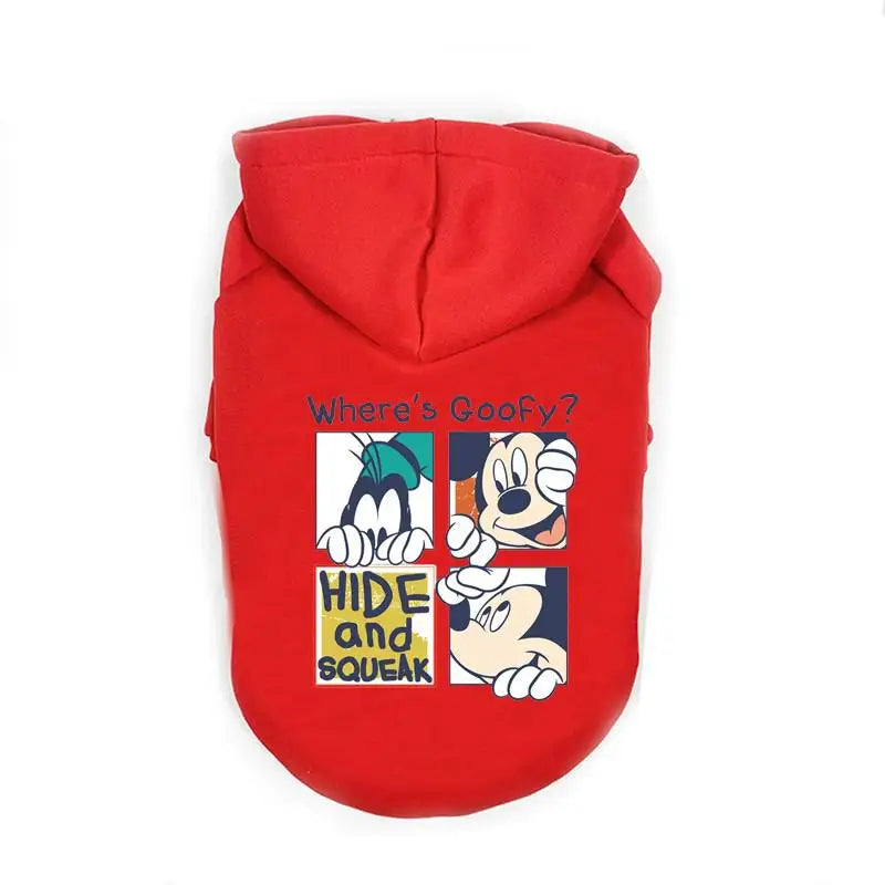 Mickey & Goofy Small Dog Hoodie