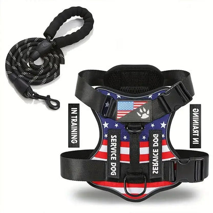 Reflective No-Pull Dog Harness Set
