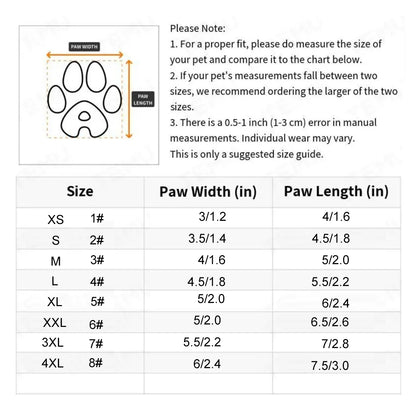 PawGuard NonSlip Dog Winter Booties