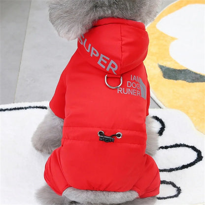 Cozy Weatherproof Dog Jumpsuit