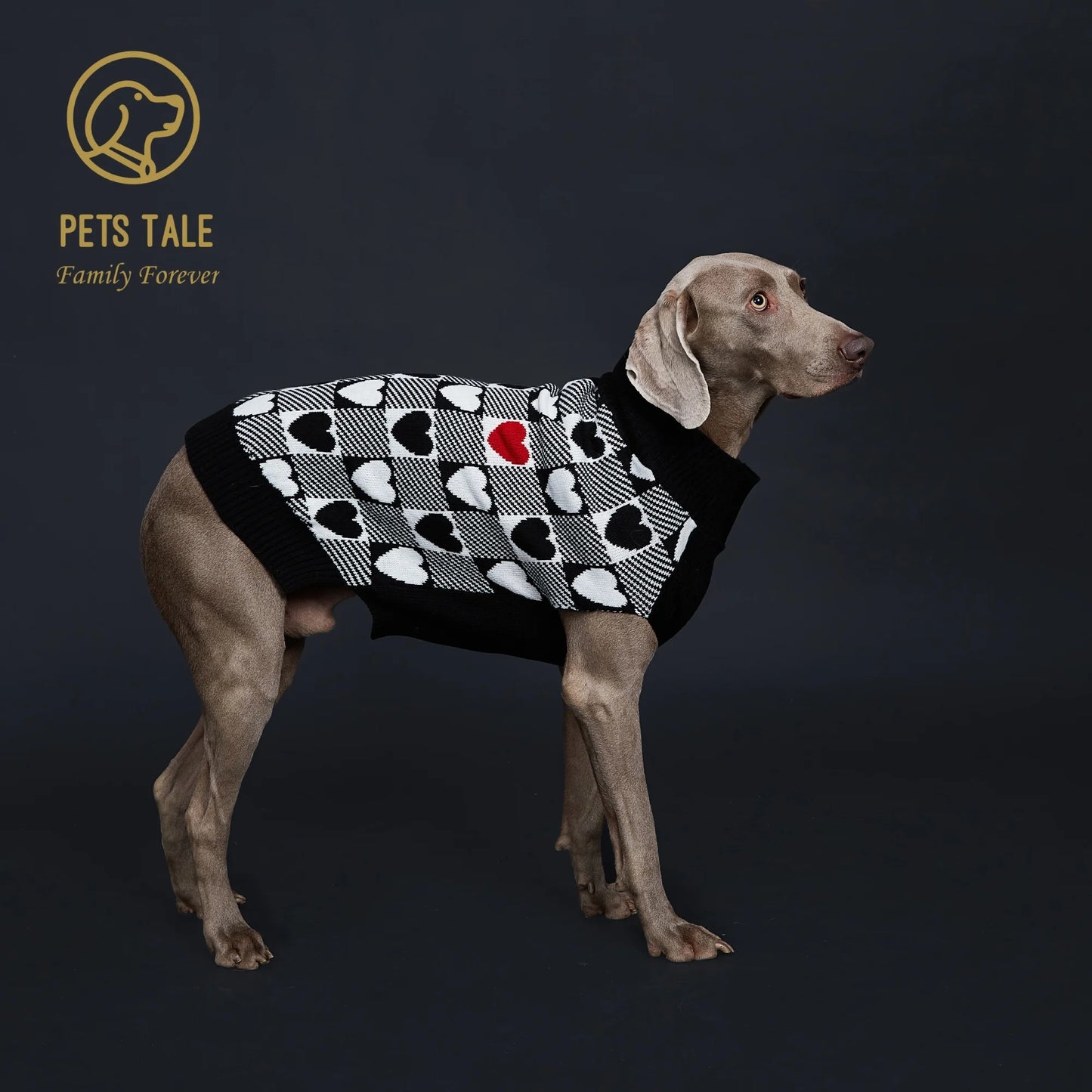 HeartBuff™ Buffalo Check Dog Sweater
