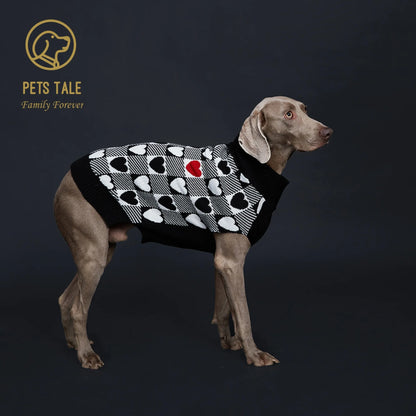 HeartBuff™ Buffalo Check Dog Sweater