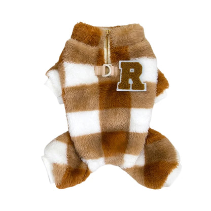 SnuggleSuit™ Winter Dog Jumpsuit - Warm Pajama for Small & Medium Dogs