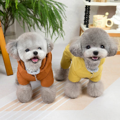 FurGuard™ Winter Dog Overalls - Weatherproof Cotton Dog Jumpsuit