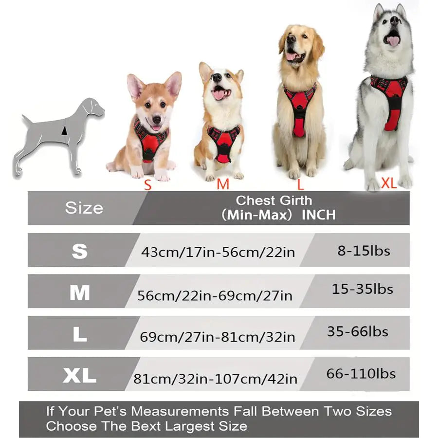 Easy-Control No-Pull Dog Harness