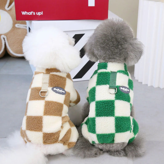 Cozy Puppy Fleece Dog Jumpsuit