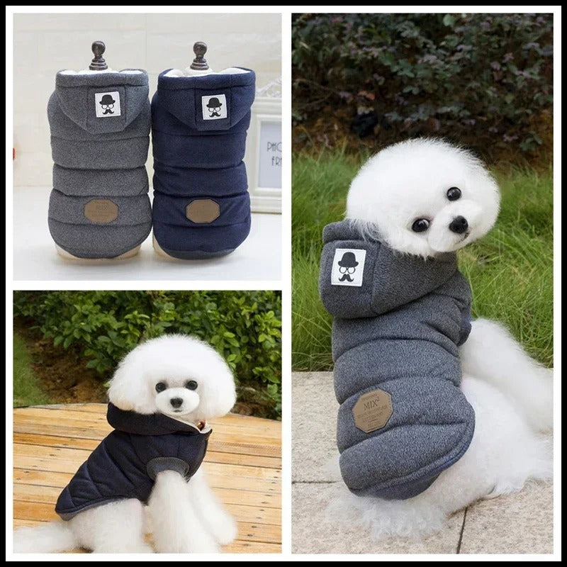 ThickCozy™ High-Quality Winter Jacket for Dogs - Cotton Hooded Coat