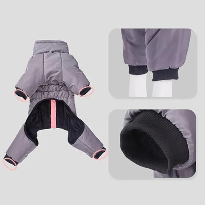 Warm Winter Waterproof Dog Jumpsuit
