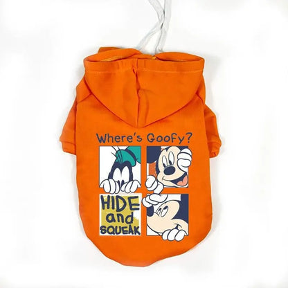 Mickey & Goofy Small Dog Hoodie