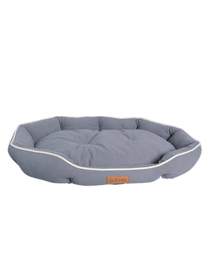 PawsomeNest™ All-Season Dog Bed - Spacious, Elastic Sofa Cushion, Cozy Warmth for Winter