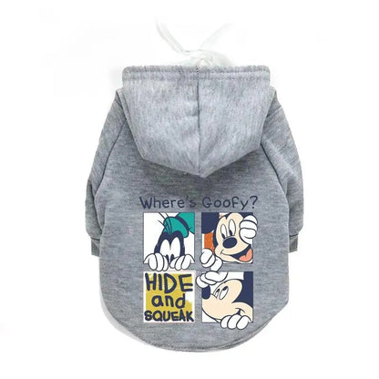 Mickey & Goofy Small Dog Hoodie