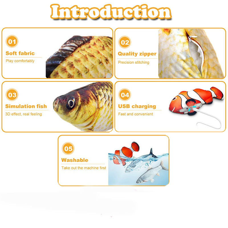 PAWSOME FLOPPY FISH TOY 🐟 pawsomespot